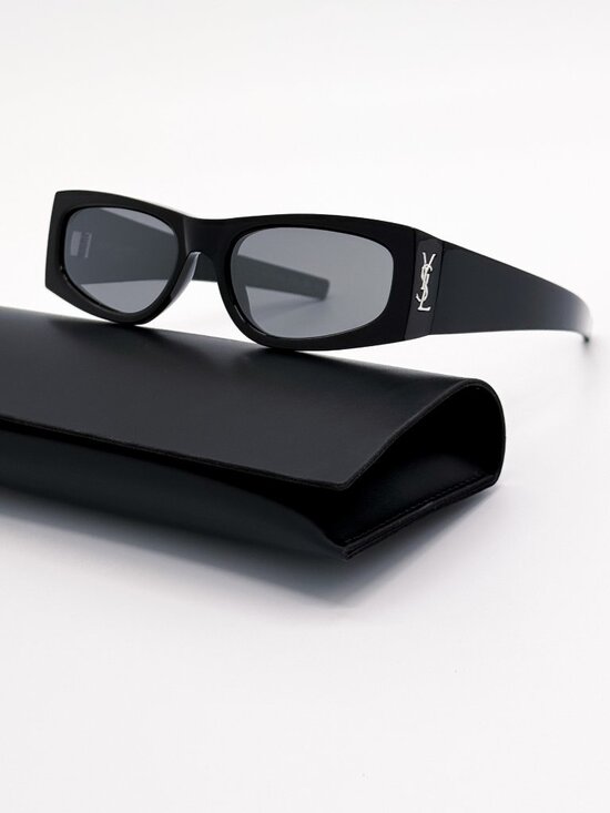 New Saint Laurent Sunglasses SL M140 002 Black Silver main image 10